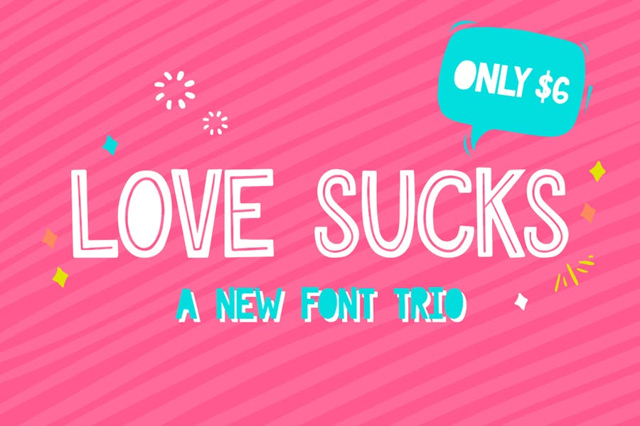 New Love Sucks fonts