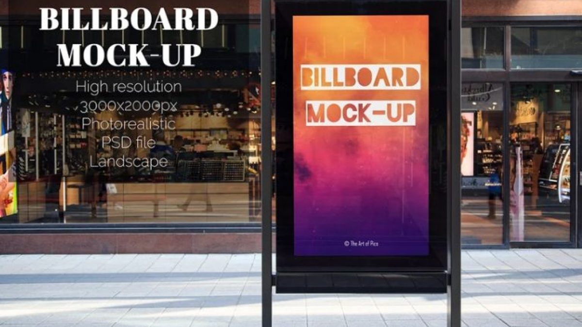 Download 15 Free Outdoor Billboard Mockup Psd Downloads Graphic Cloud