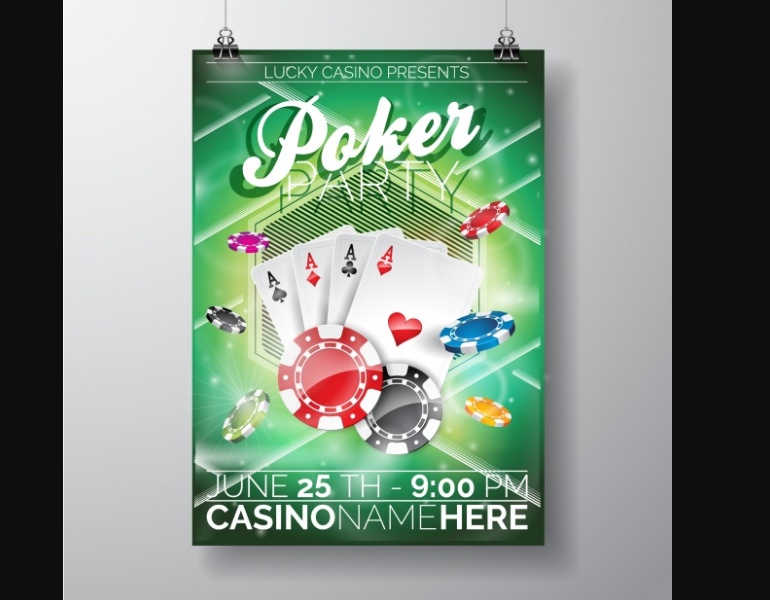 Poker Night Poster Design