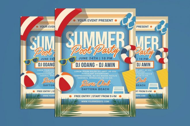21+ Free Party Rental Flyer Template Download - Graphic Cloud