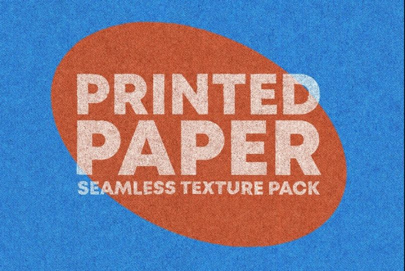 Printed Paper Seamless Texture