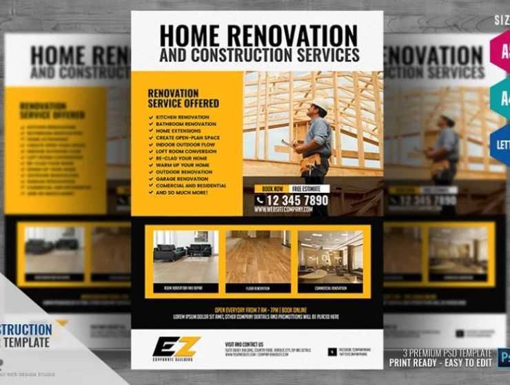 21+ FREE Construction Flyer Template Download