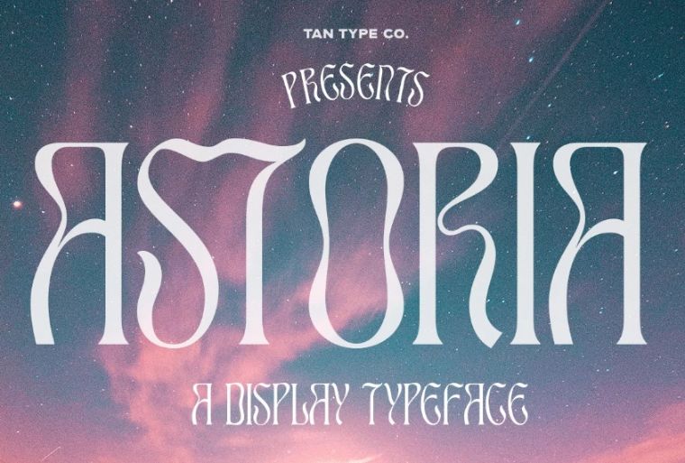 Retro Hipster Style Typeface