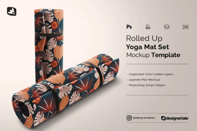 Download 11+ Free Yoga Mat Mockup PSD Download - Graphic Cloud
