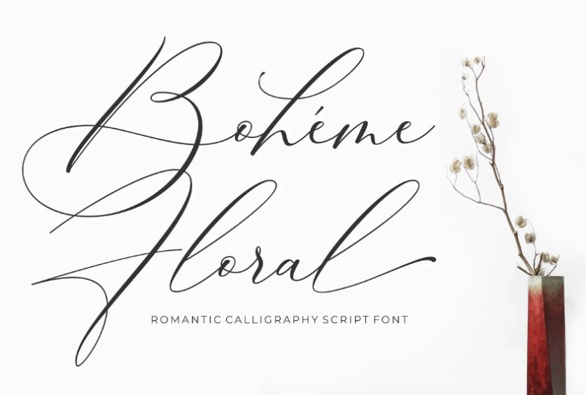 Romantic Calligraphy Fonts