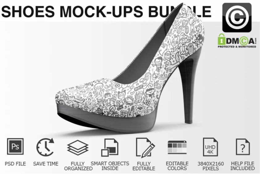 Shoe Mockup PSD Bundle