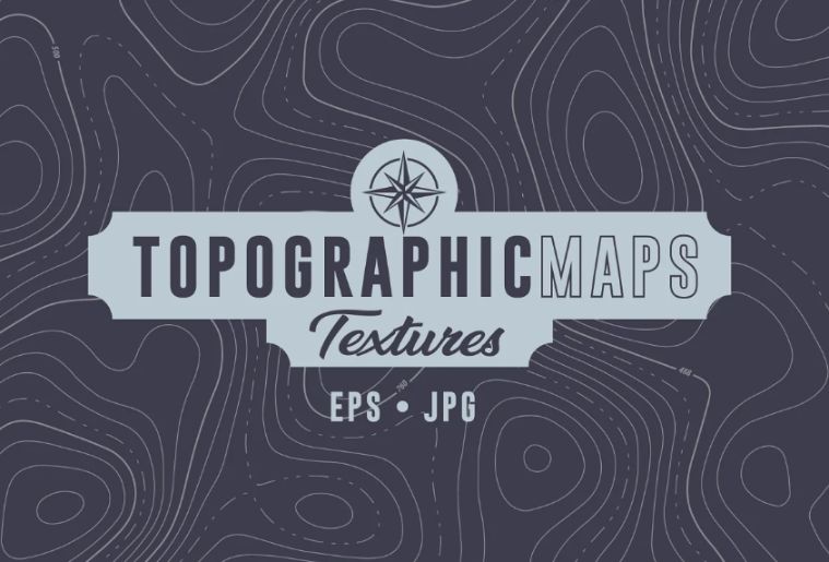 Topographic Maps Texture