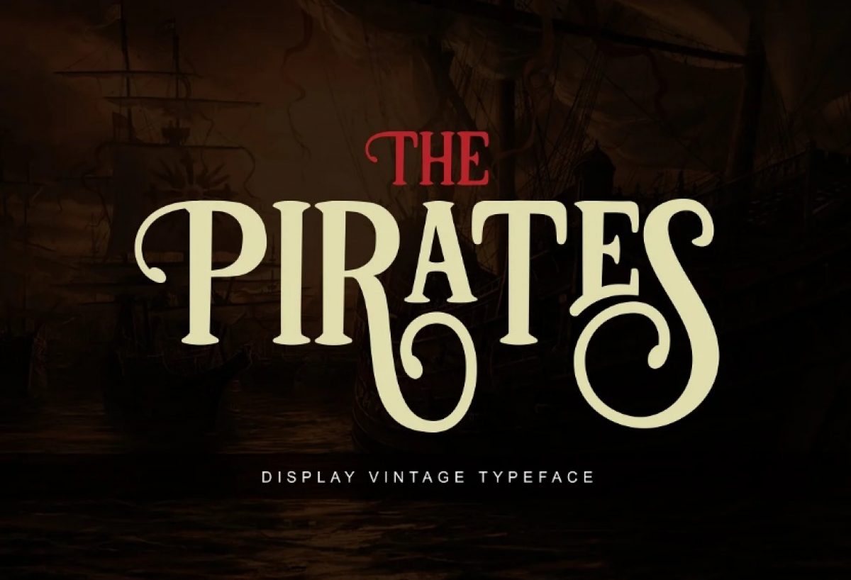 free pirate fonts that have greek letters