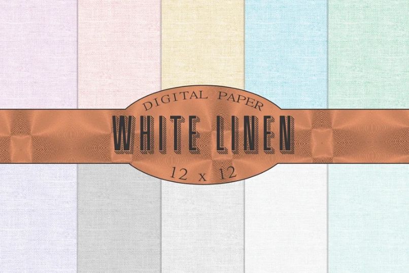 White Linen Texture Backgrounds