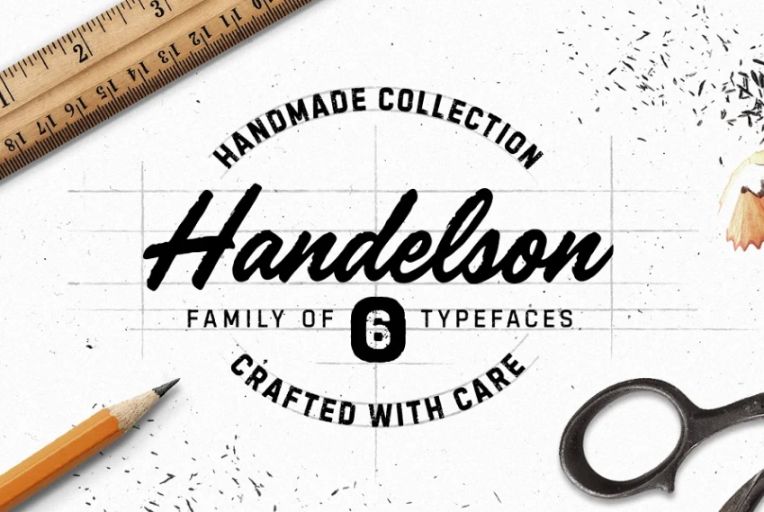 hand Drawn Industrial fonts