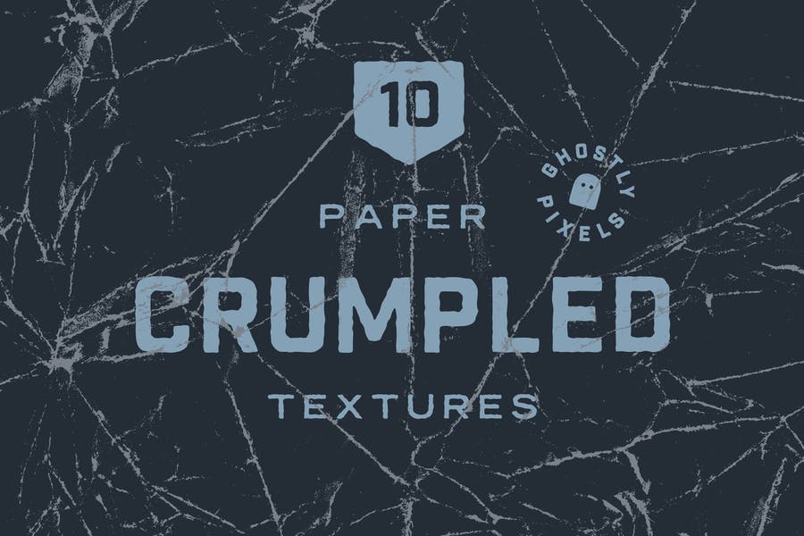 10 Wrinkled paper textures