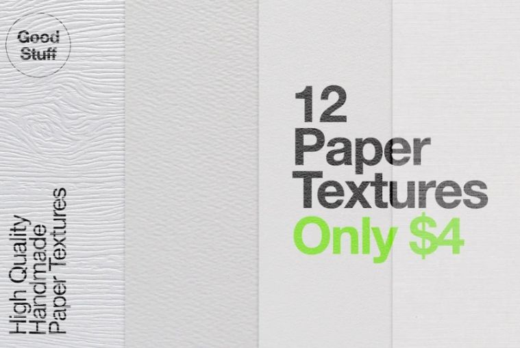 12 Subtle Paper Textures Pack