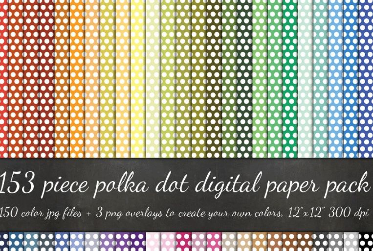 153 Mega Polka Dot Patterns Pack