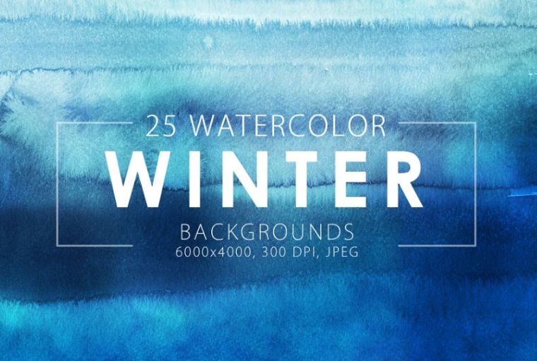 25 Winter Color Backgrounds