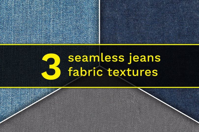3 Seamless Jean Textures