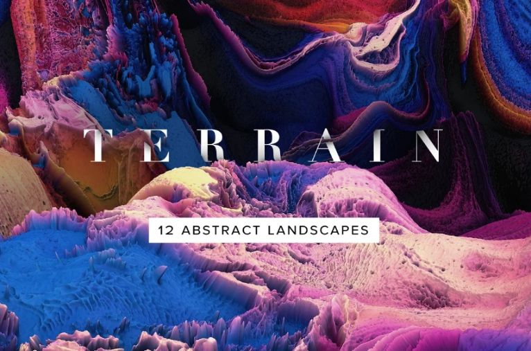 3D Abstract Landscape Backgrounds