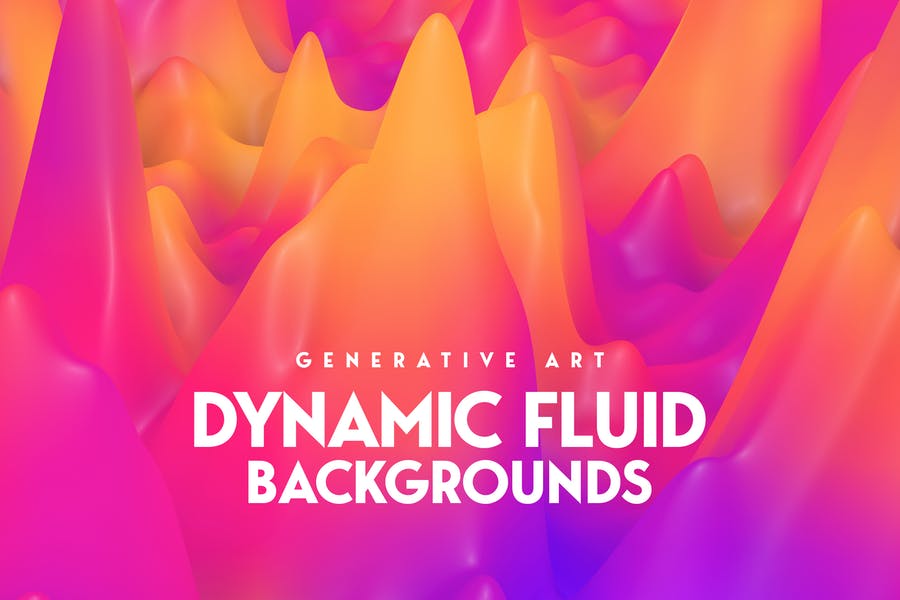 3D Fluid Style Backgrounds
