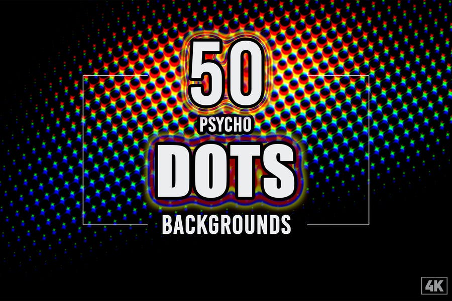 50 Psycho Dot Backgrounds