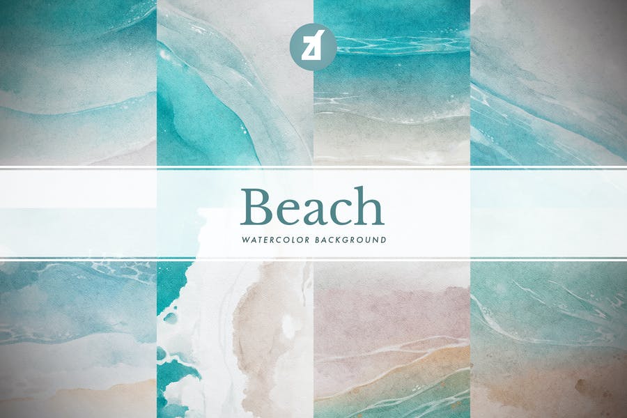 8 Watercolor Backgrounds