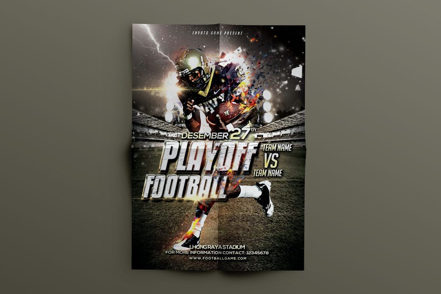A4 Playoff Game Flyer