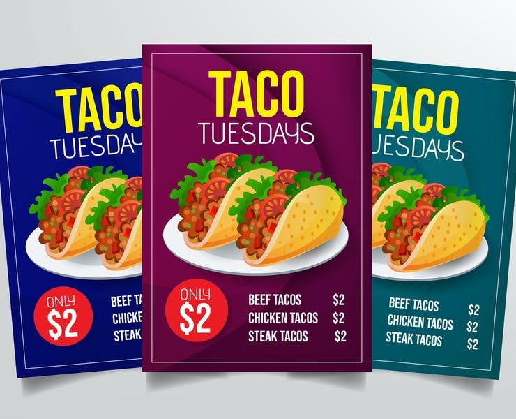 21+ Best Taco Flyer Template PSD Download