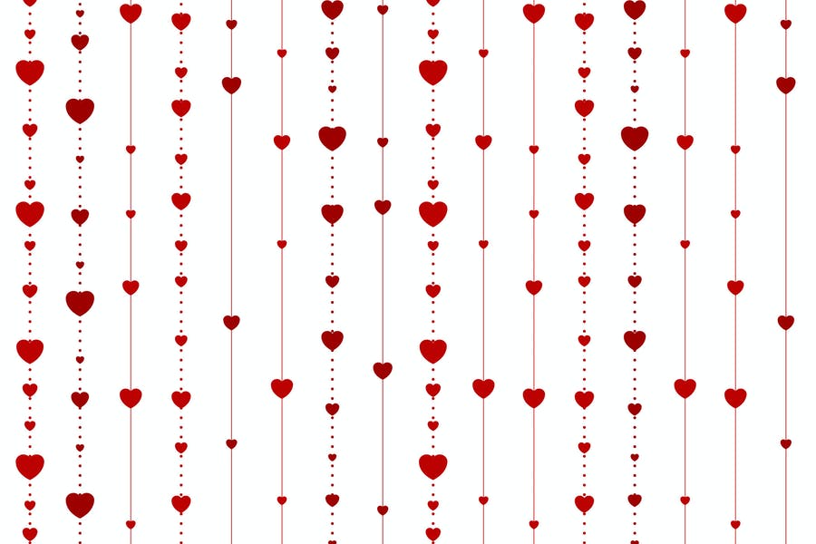 Abstract Hearts Background Design