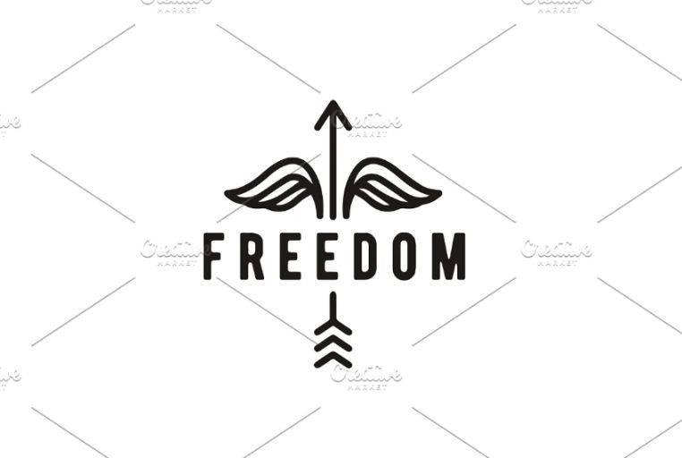 Arrows with Wings Logo Design