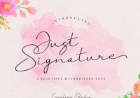 Free Signature fonts