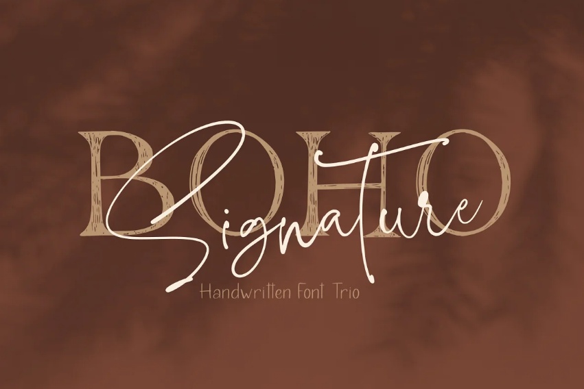 Boho Handwritten Typeface