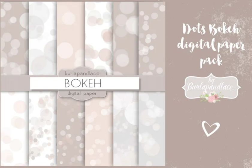 Bokeh Dots Background Design