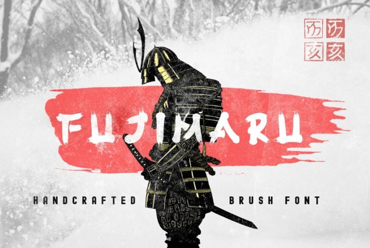 Brush Style Samurai Fonts