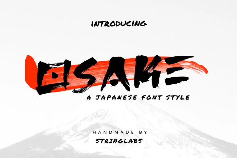 Calligraphy Style Japaneese Fonts
