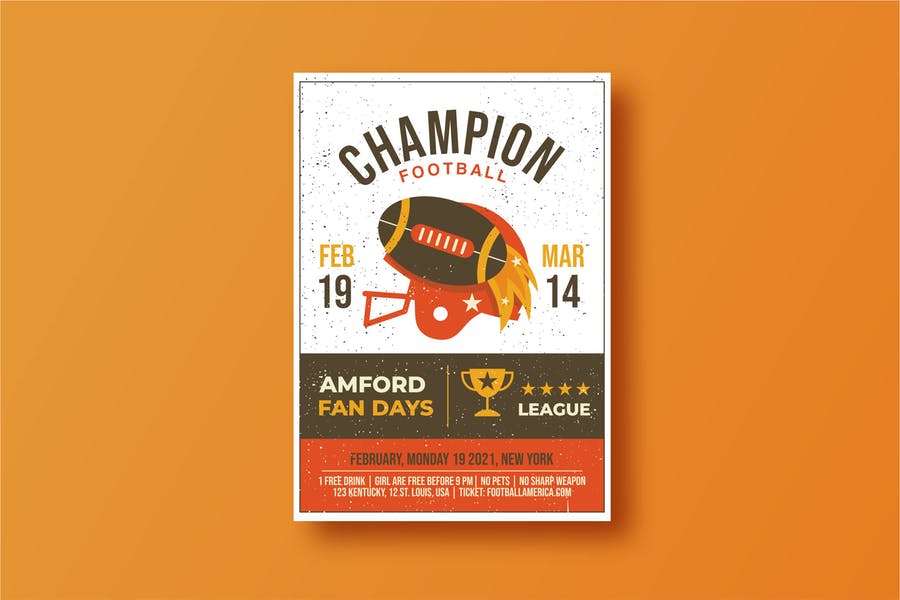 Championship Flyer template