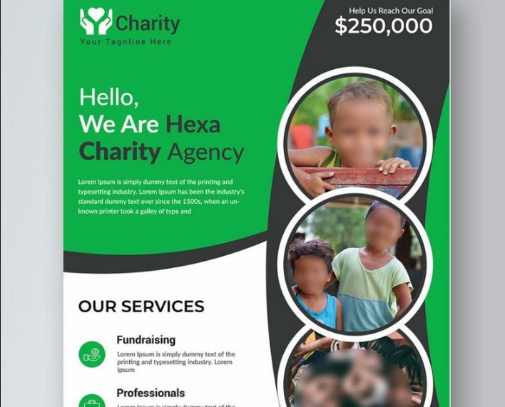 Charity Organization Flyer Template