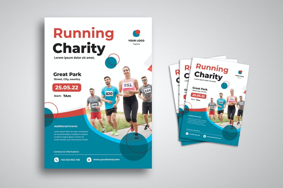 Charity Race Flyer Template