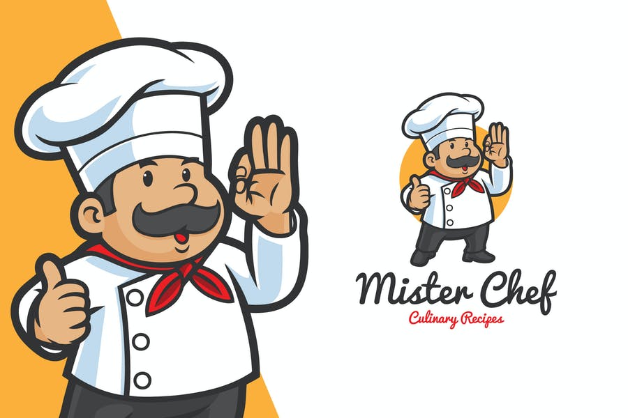 Chef Cartoon Logo Designs
