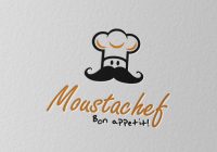 Mustache logo designs