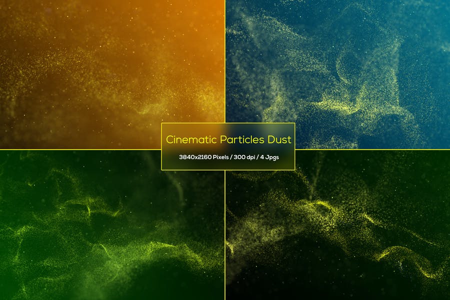 Cinematic Particles background Set