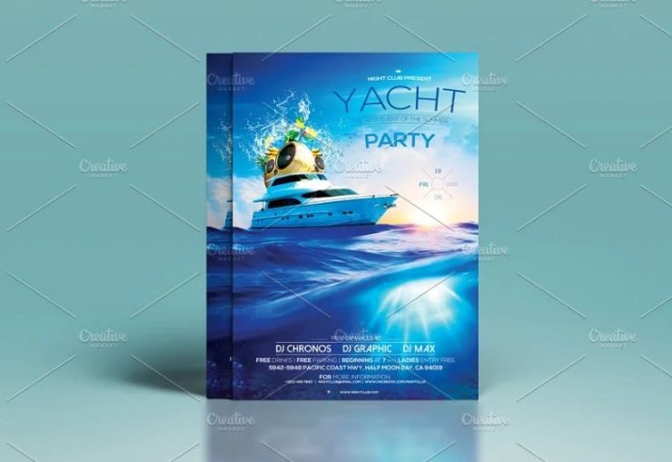 11+ Best Yacht Party Flyer Templates Download