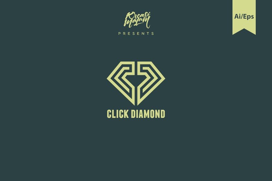 Click Style Diamond Logotype