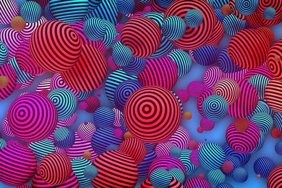 Colorful Shapes Background