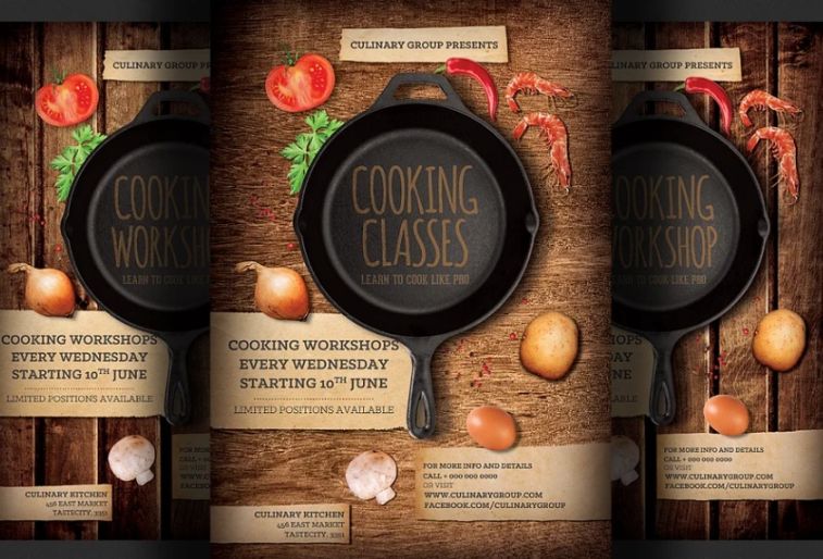 Cooking Classes Ad Flyer Template