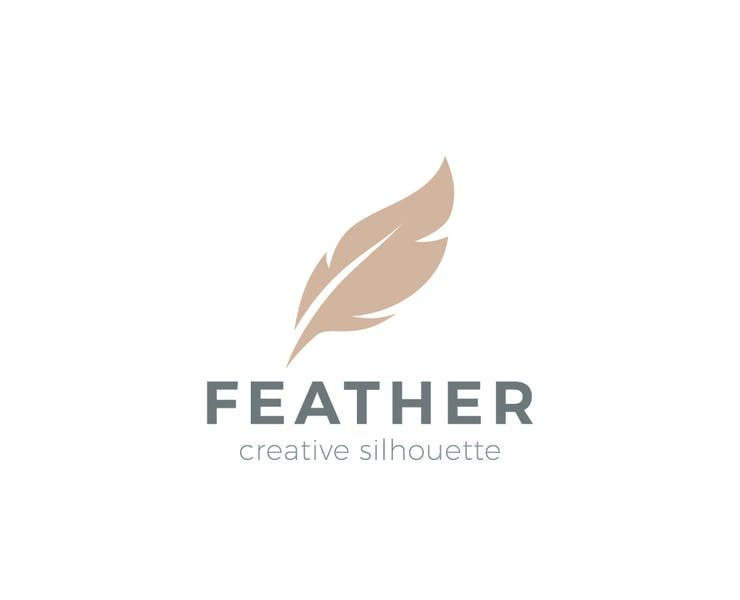 20+ Best Feather Logo Design EPS PSD Download