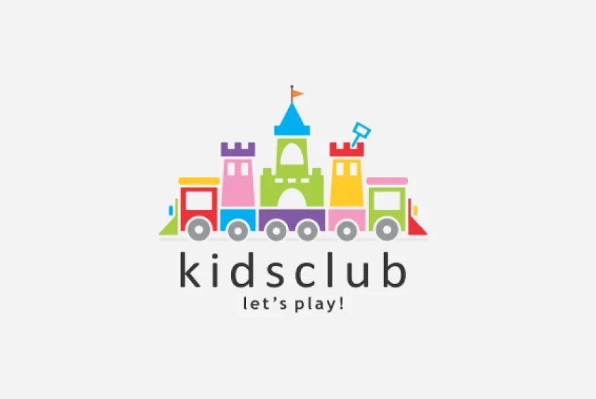 Cute Kids Club Logo Design
