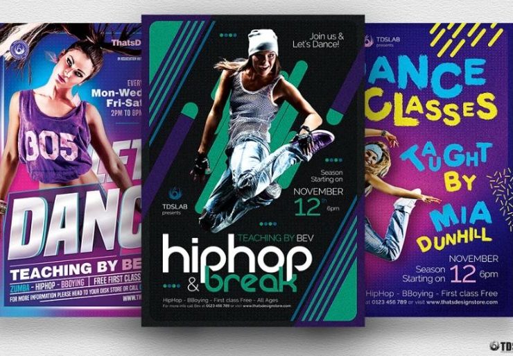 11+ FREE Dance Classes Flyer Template Download