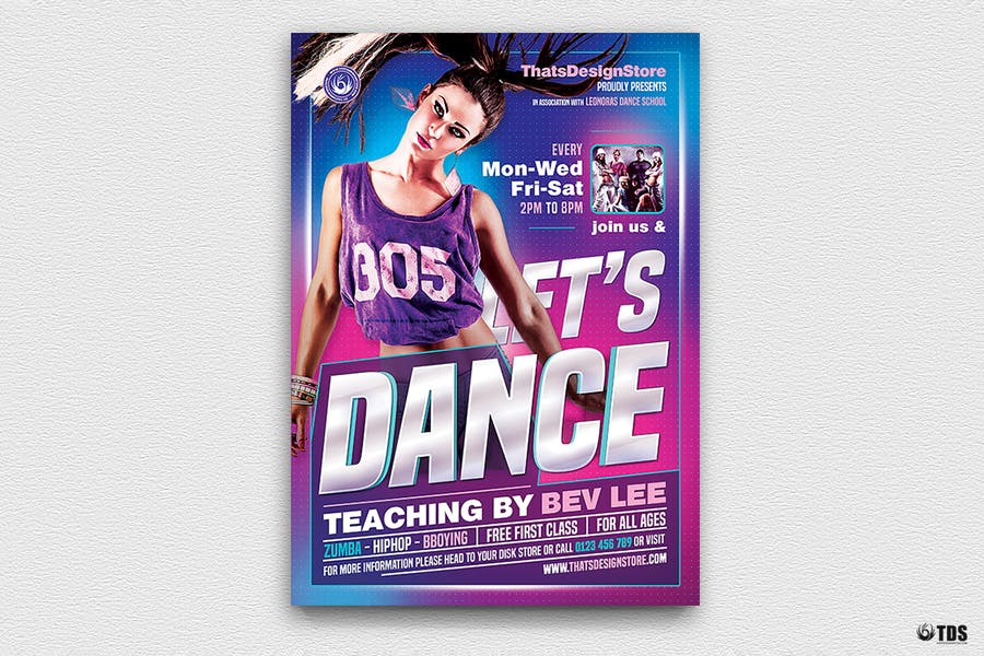 Dance Studio Promotional Flyer