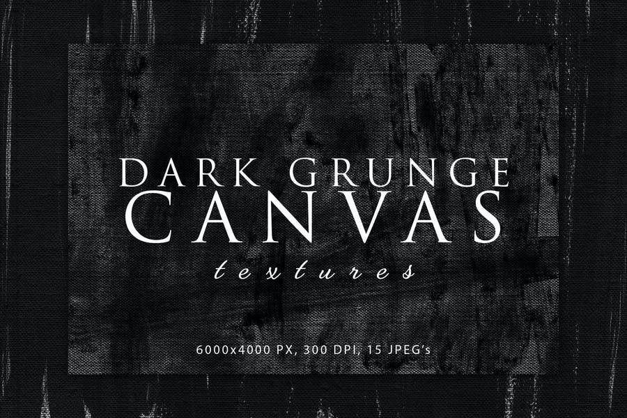 Dark Grunge Canvas Backgrounds