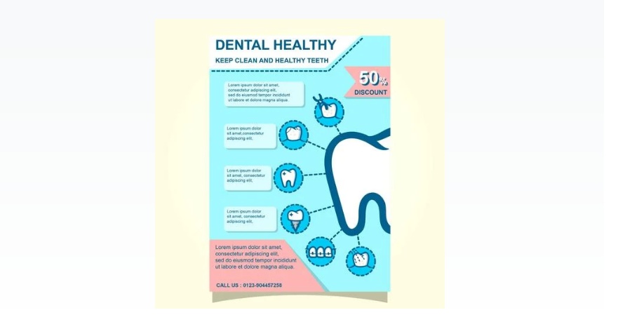 Dental Awareness Flyer Template