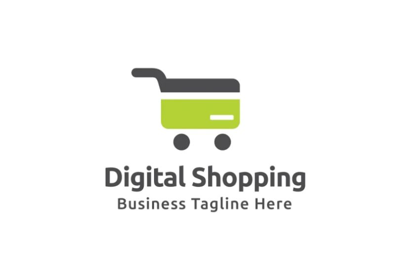 Digittal Shopping Logo Design