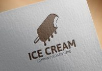 Ice cream logo design